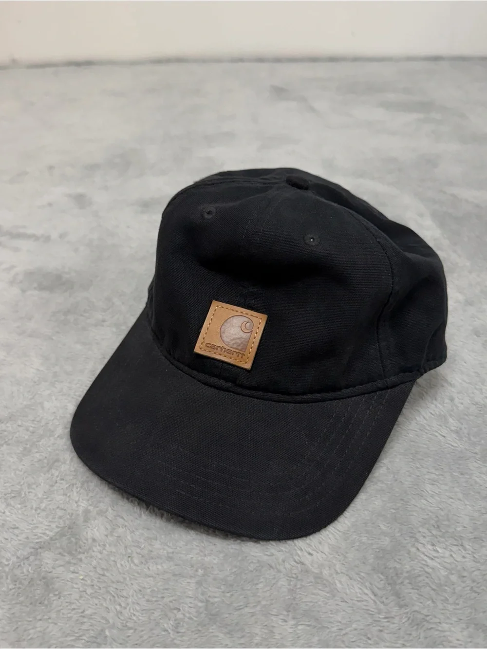 Carhartt Odessa Hat Mens One Size Black Cotton Canvas Baseball Cap 100289